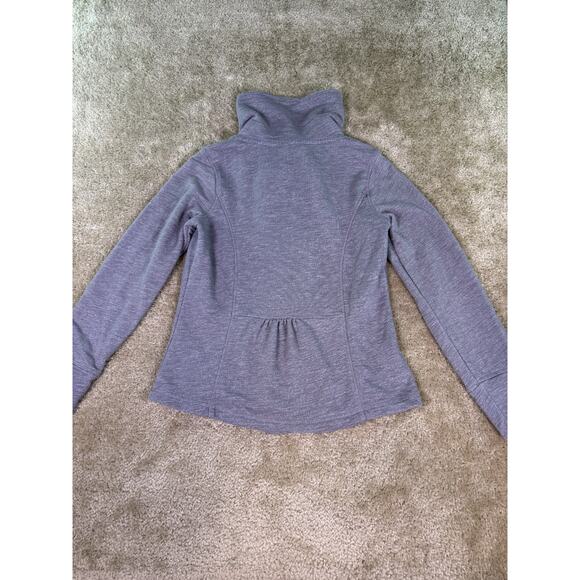 EDDIE BAUER Women's Long Sleeve Button Sweater Size S Gray Wrap E229 - Picture 7 of 9